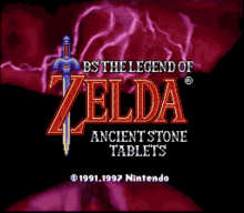 SNES ZELDA Ancient Stone Tablets