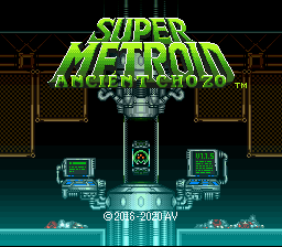 Super Nintendo SUPER METROID: ANCIENT CHOZO