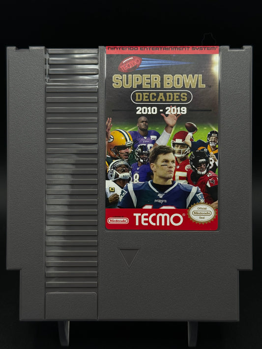 NES Tecmo Super Bowl Decades 2010-2019