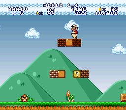 SNES SMB The Lost Mario Quest