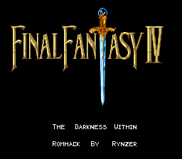 SNES FINAL FANTASY IV The Darkness Within