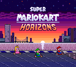 SNES MARIO KART Horizon