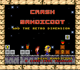 SNES CRASH BANDICOOT 1 and the Retro Dimension