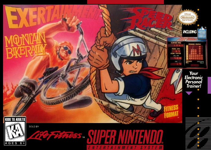 SNES EXERTAINMENT: Mountain Bike Rally and Speed Racer