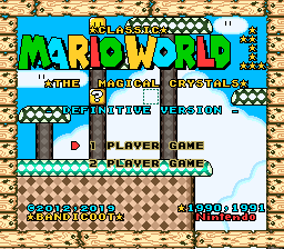 SNES CLASSIC MARIO WORLD: The Magical Crystals