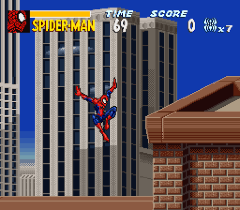 SNES AMAZING SPIDER-MAN