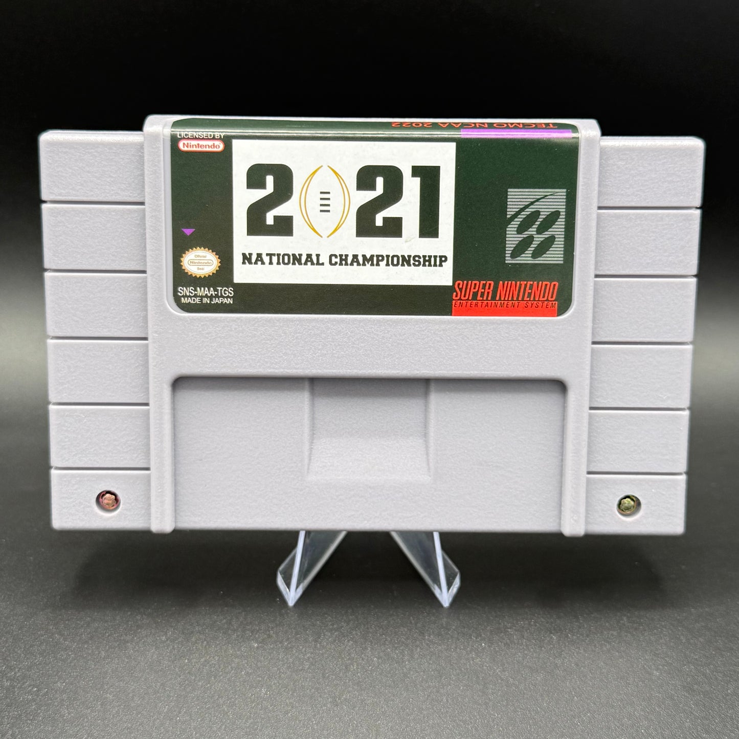 SNES TECMO BOWL COLLEGE FOOTBALL 2021