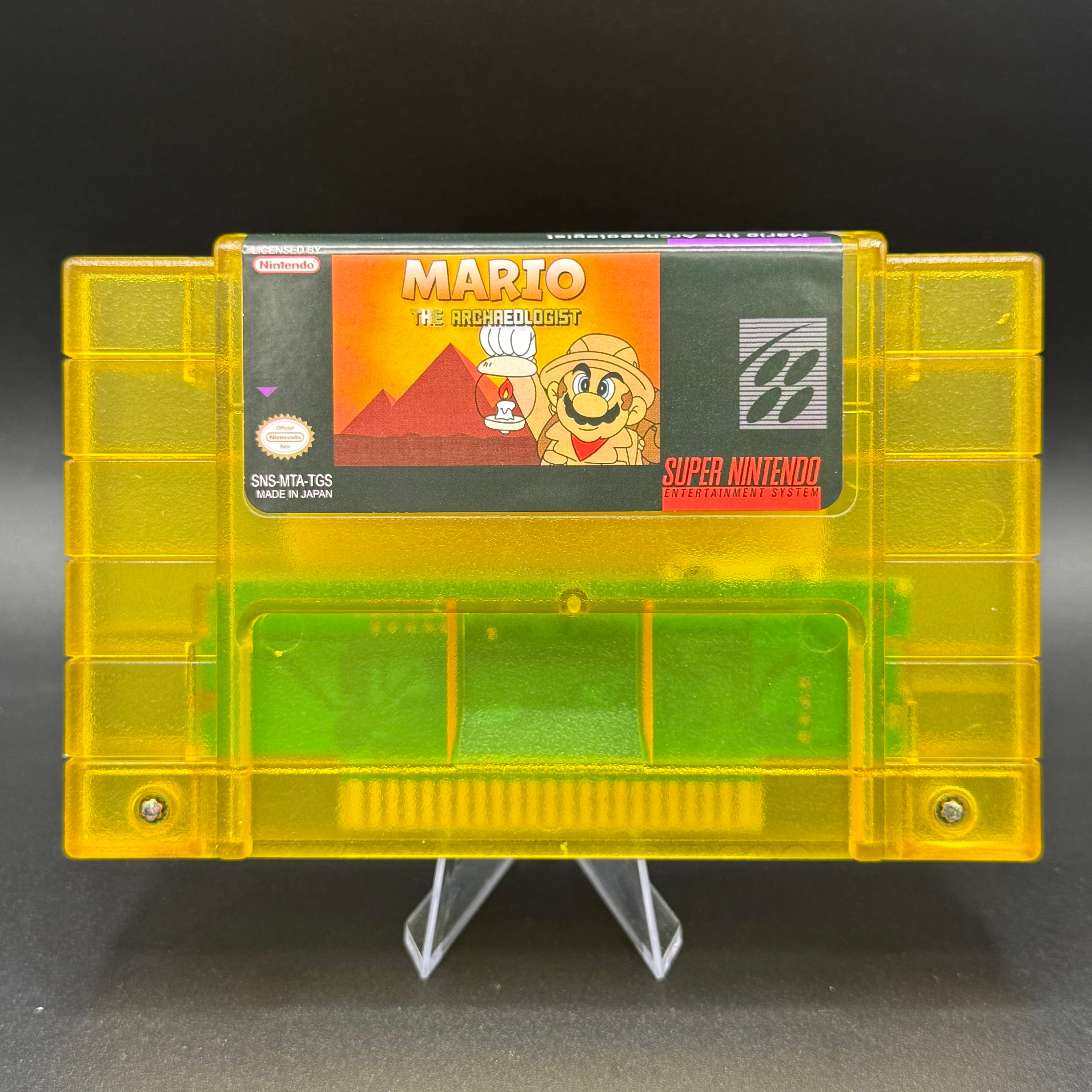 SNES MARIO the ARCHAEOLOGIST 1
