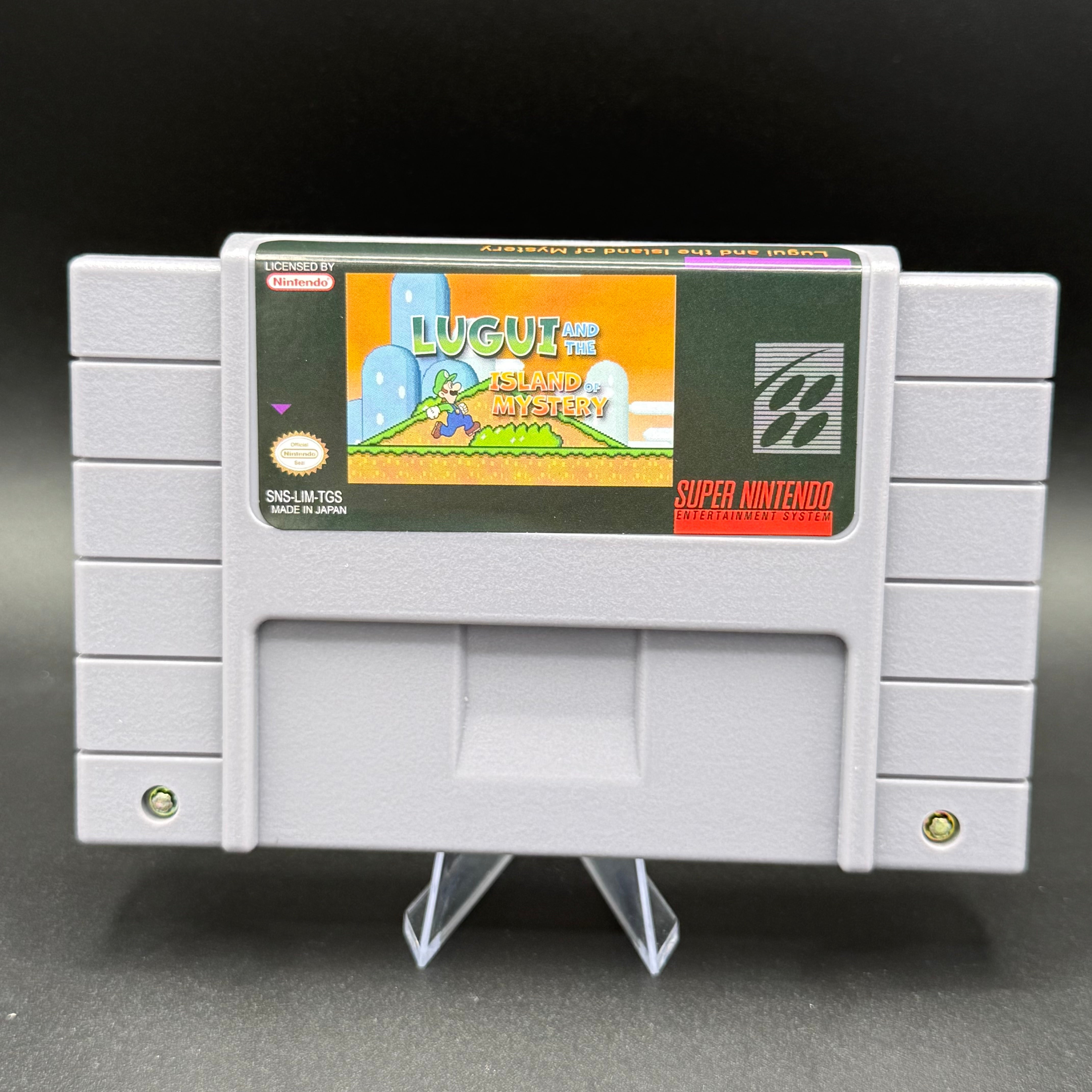 SNES LUIGI AND THE ISLAND OF MYSTERY
