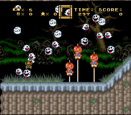 SNES SMB PANIC in the MUSHROOM KINGDOM
