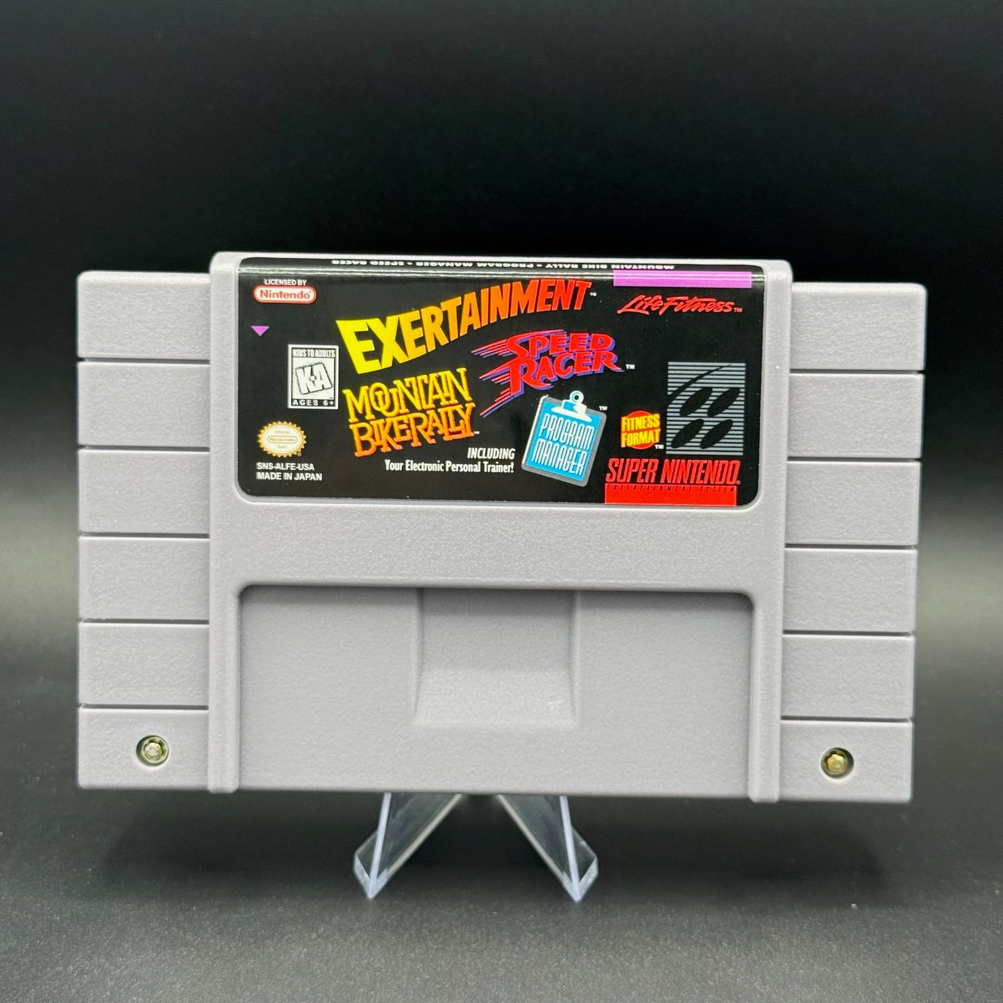 SNES EXERTAINMENT: Mountain Bike Rally and Speed Racer