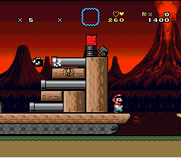 SNES SMW MUSHROOM KINGDOM MELTDOWN