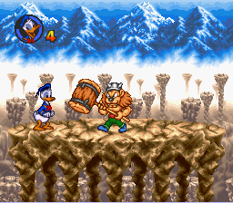 SNES DONALD DUCK and the Magical Hat