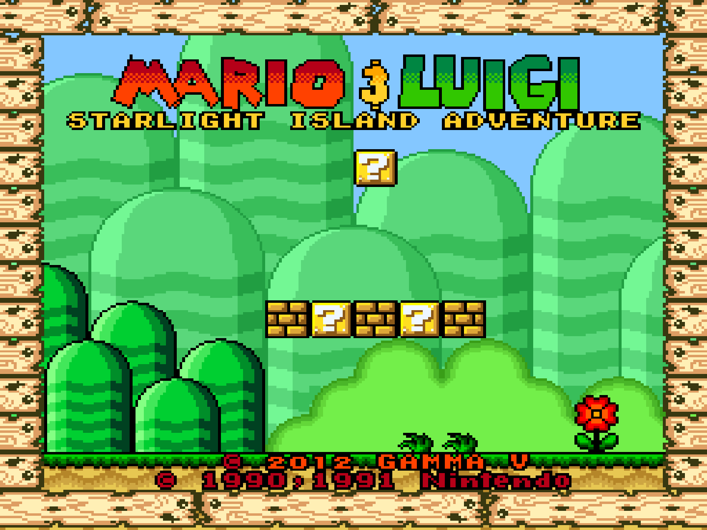 SNES Mario+Luigi STARLIGHT ISLAND ADVENTURE