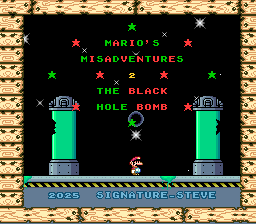 SNES Mario's Misadventures 2: The Black Hole Bomb
