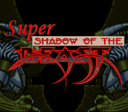 SNES SUPER SHADOW of the BEAST