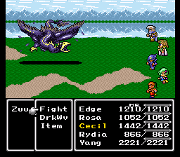 SNES FINAL FANTASY IV The Darkness Within