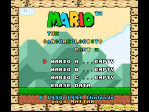 SNES MARIO the ARCHAEOLOGIST 2