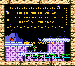 SNES SMW The Princess Rescue 2 Luigi's Journey